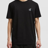FADED LOGO MOTIF COTTON T-SHIRT
