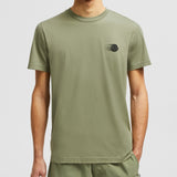 FADED LOGO MOTIF COTTON T-SHIRT