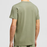 FADED LOGO MOTIF COTTON T-SHIRT