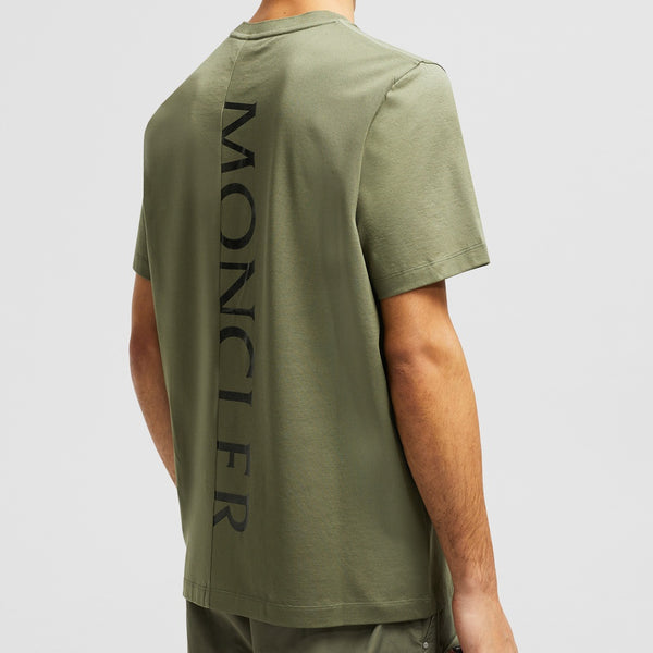 VERTICAL BACK LOGO COTTON T-SHIRT