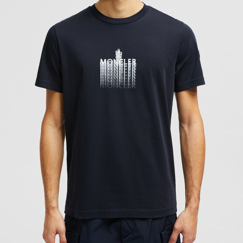 FADED LOGO COTTON T-SHIRT