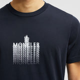 FADED LOGO COTTON T-SHIRT