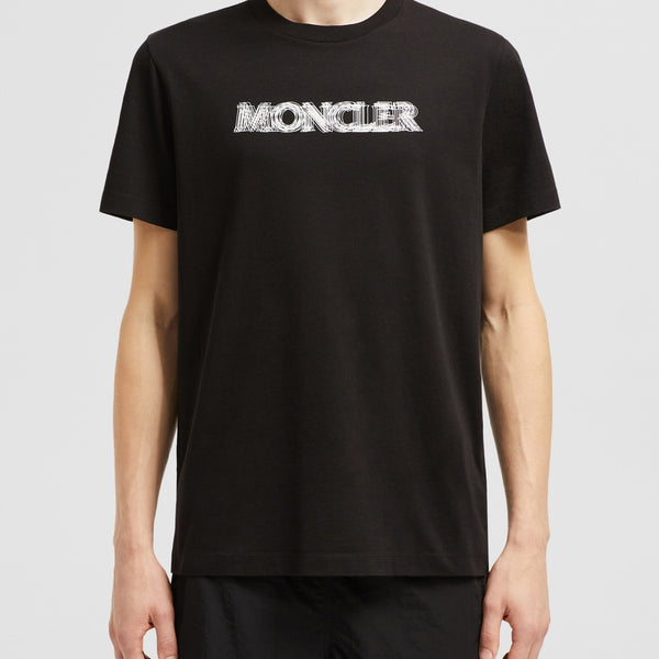BLURRED LOGO COTTON T-SHIRT