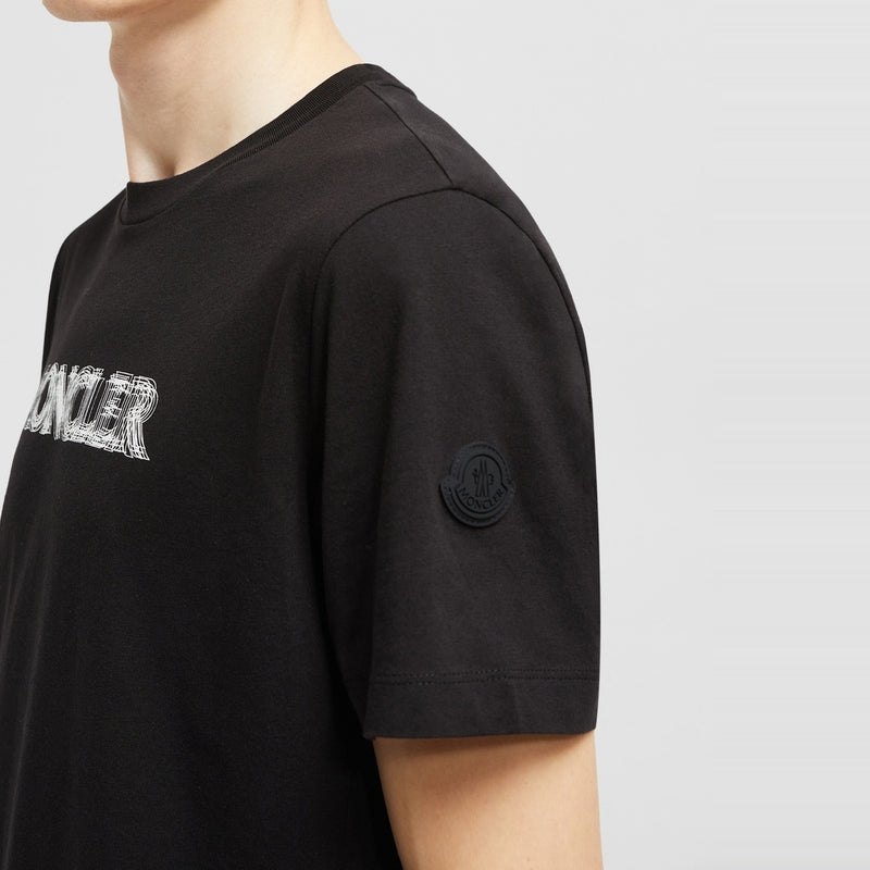 BLURRED LOGO COTTON T-SHIRT