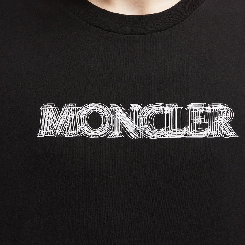 BLURRED LOGO COTTON T-SHIRT