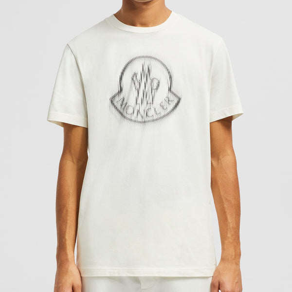 BLURRED LOGO COTTON T-SHIRT