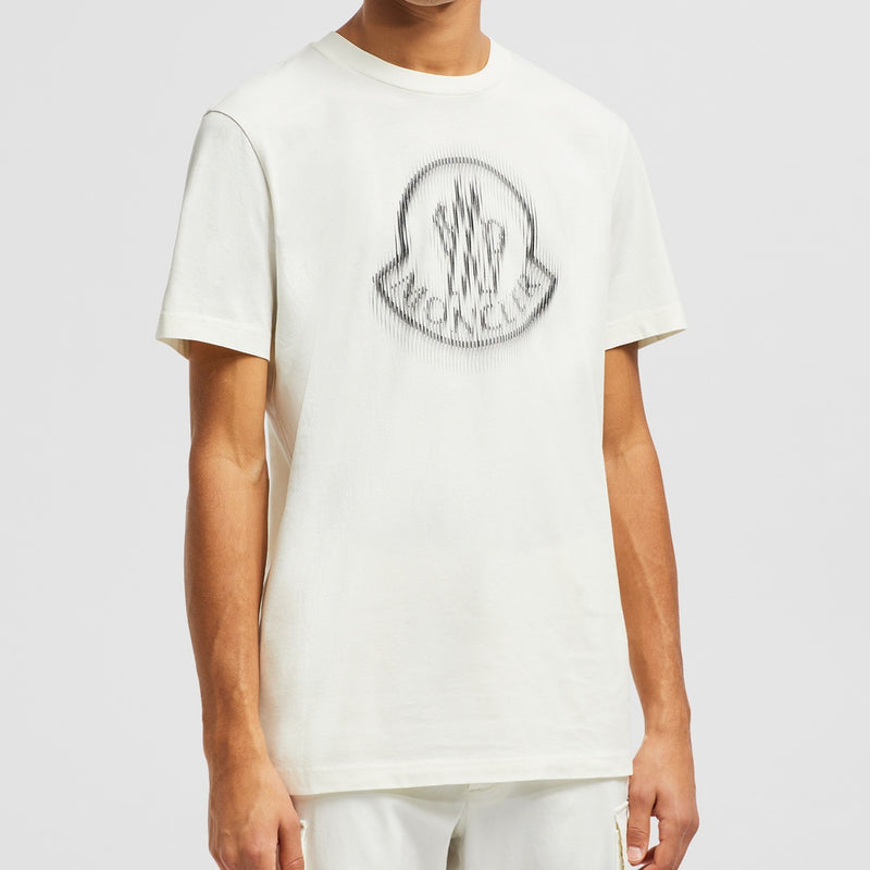BLURRED LOGO COTTON T-SHIRT