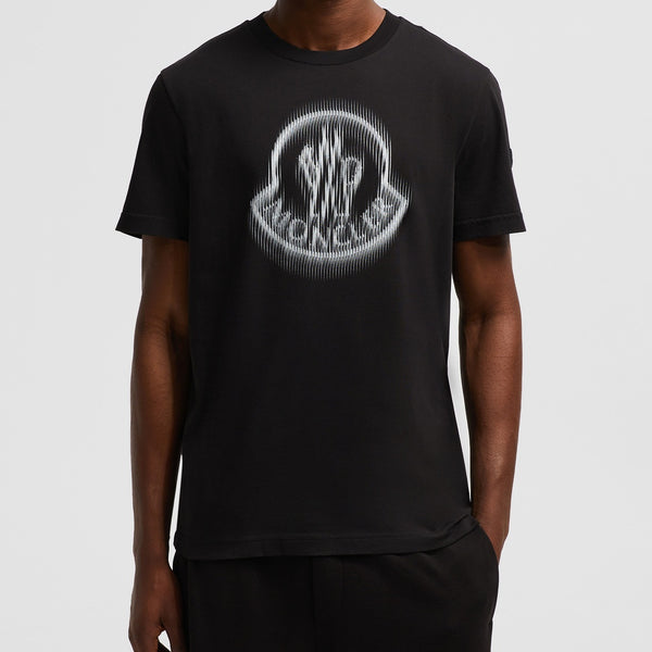 BLURRED LOGO COTTON T-SHIRT