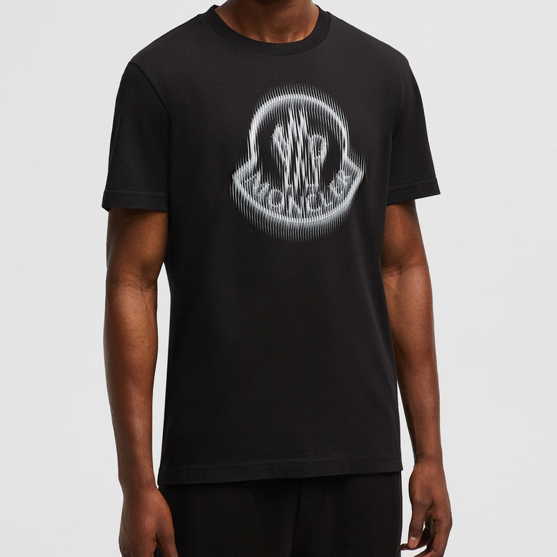 BLURRED LOGO COTTON T-SHIRT