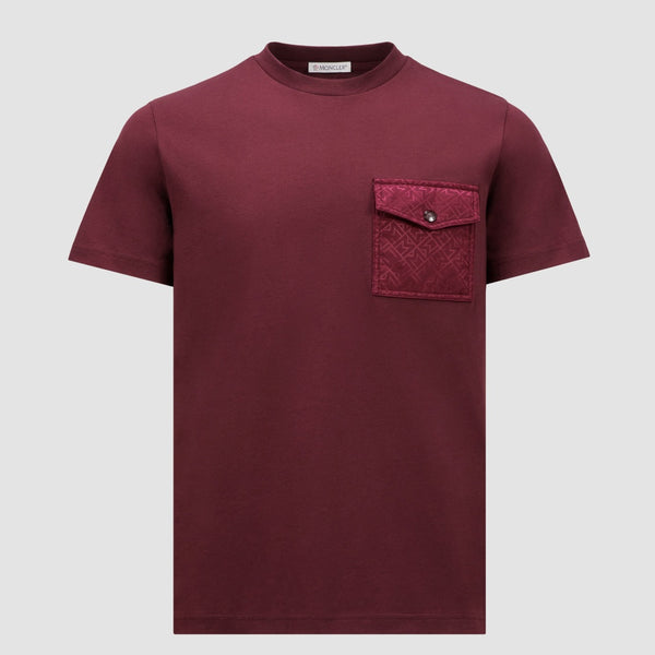 MONOGRAM COTTON T-SHIRT WITH POCKET