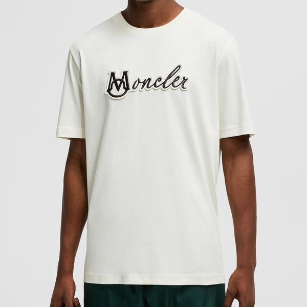 EMBROIDERED VARSITY LOGO COTTON T-SHIRT