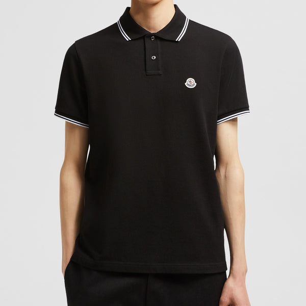 LOGO PATCH COTTON POLO SHIRT