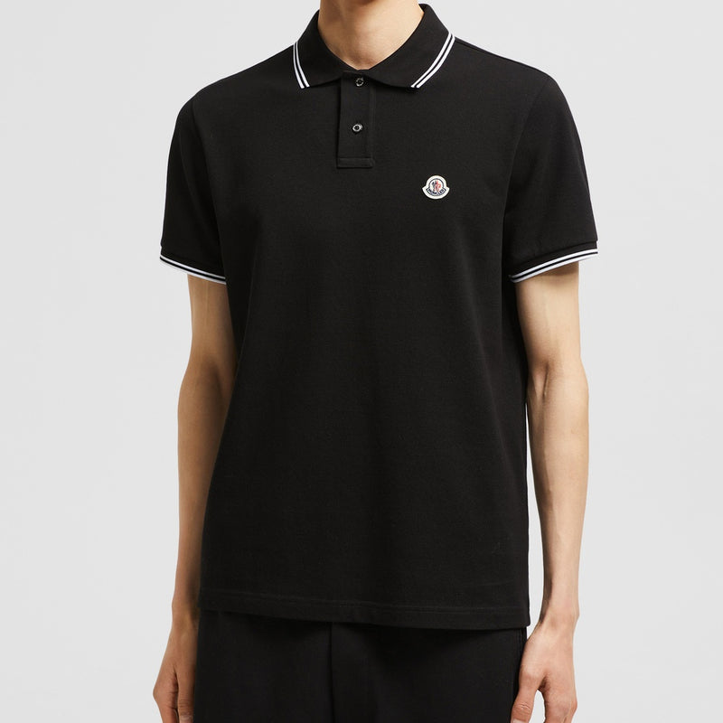 LOGO PATCH COTTON POLO SHIRT