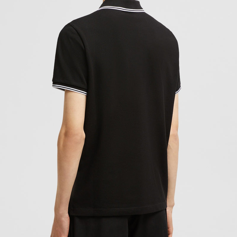 LOGO PATCH COTTON POLO SHIRT