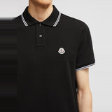LOGO PATCH COTTON POLO SHIRT