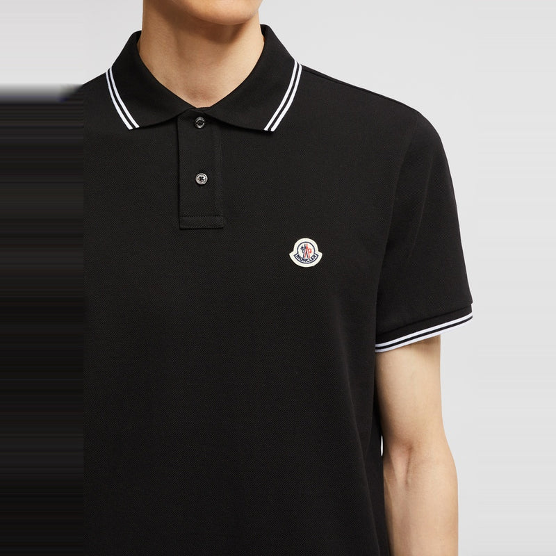 LOGO PATCH COTTON POLO SHIRT