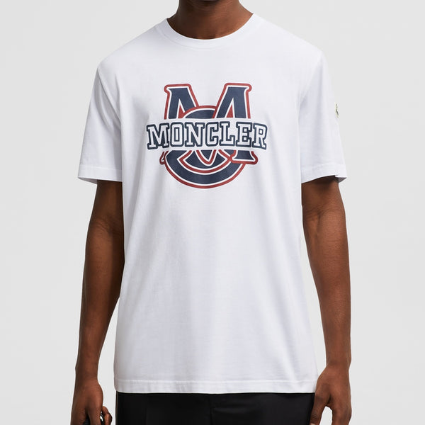 VARSITY LOGO MOTIF COTTON T-SHIRT