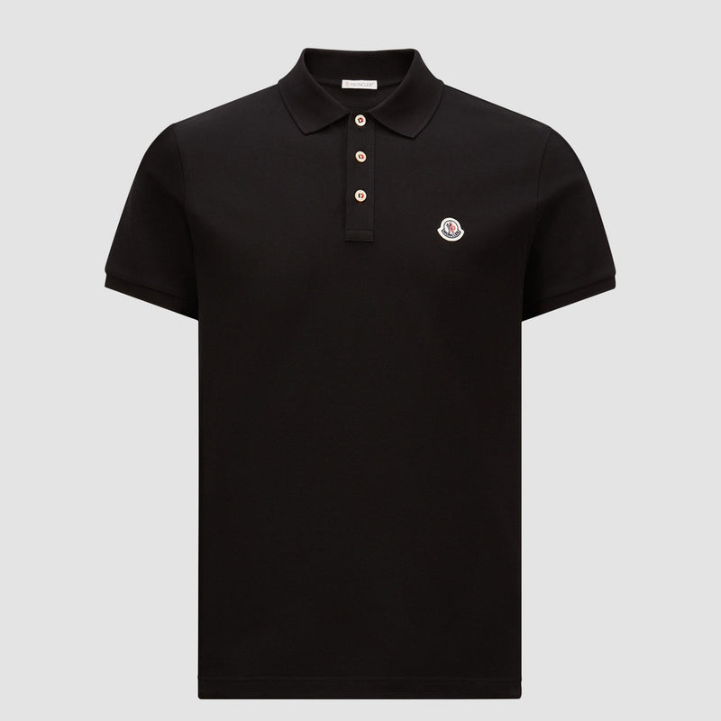 LOGO PATCH COTTON POLO SHIRT