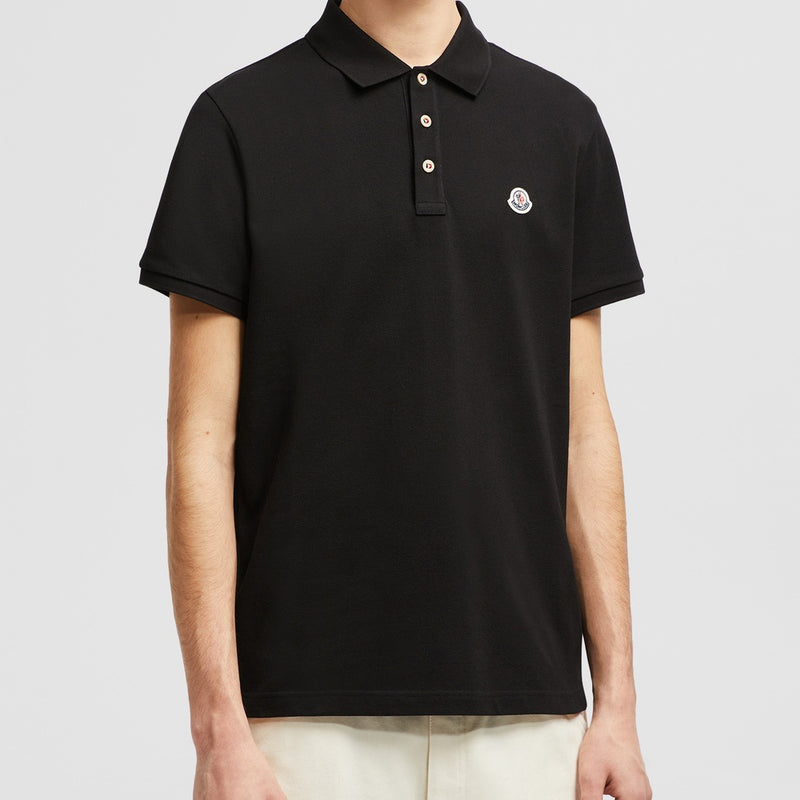 LOGO PATCH COTTON POLO SHIRT