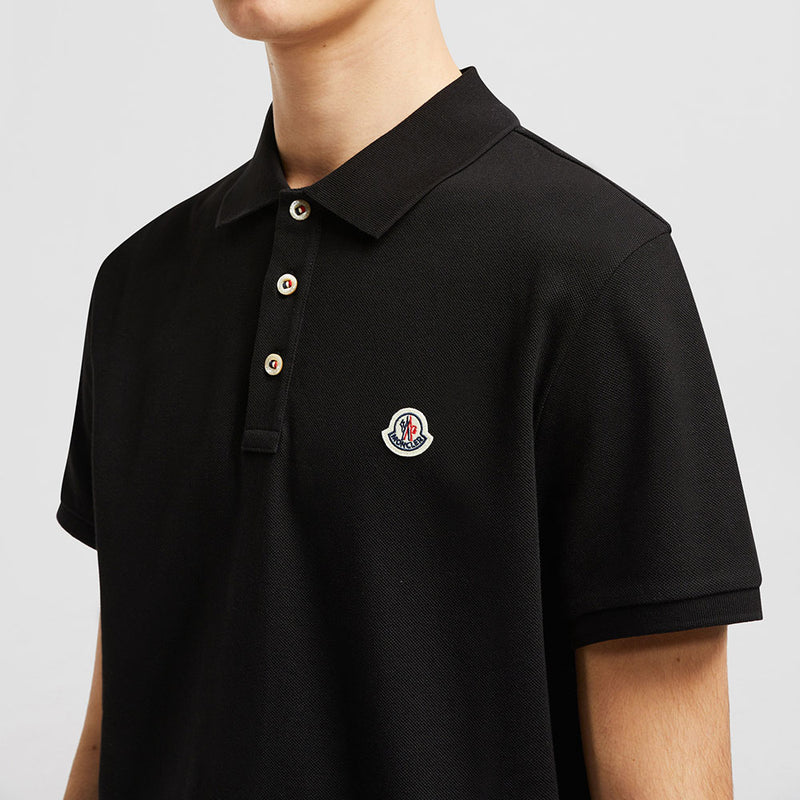 LOGO PATCH COTTON POLO SHIRT