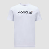 FLOCKED LOGO COTTON T-SHIRT