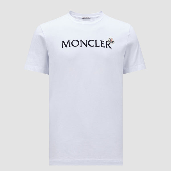 FLOCKED LOGO COTTON T-SHIRT