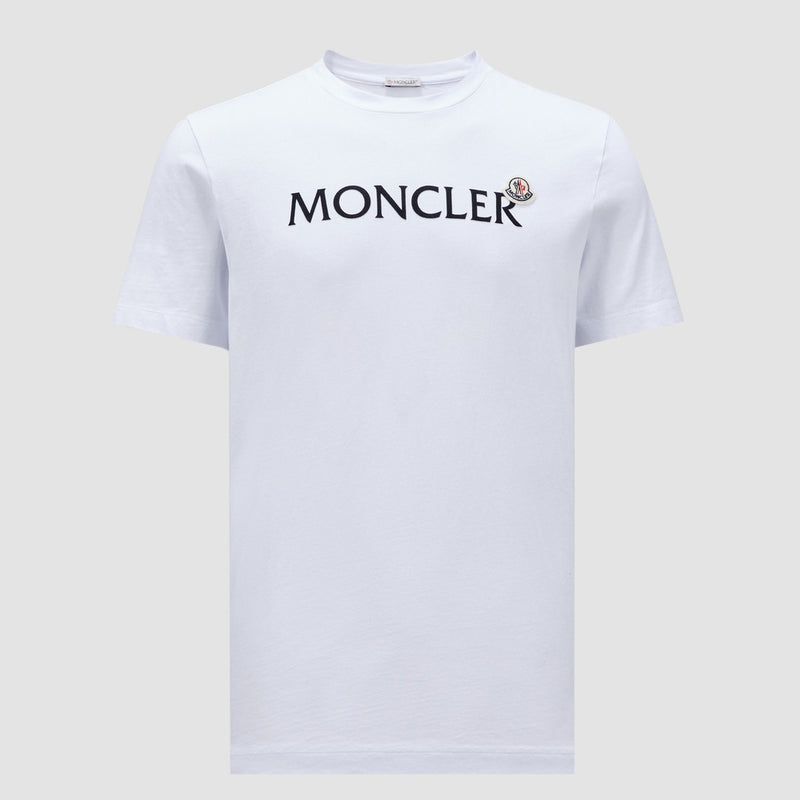FLOCKED LOGO COTTON T-SHIRT