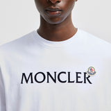 FLOCKED LOGO COTTON T-SHIRT