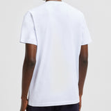 FLOCKED LOGO COTTON T-SHIRT