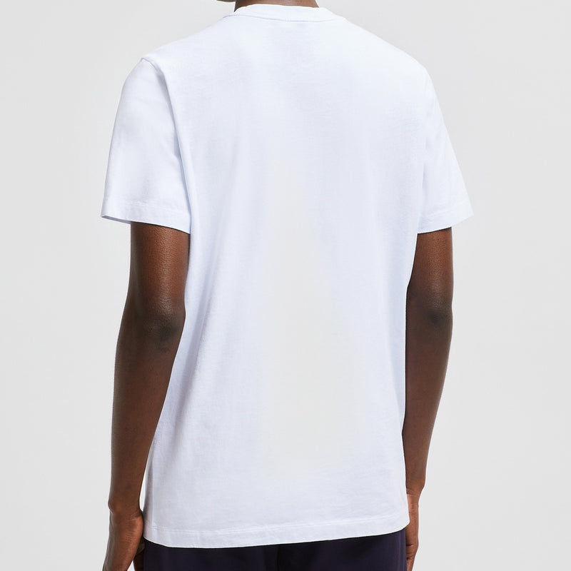 FLOCKED LOGO COTTON T-SHIRT