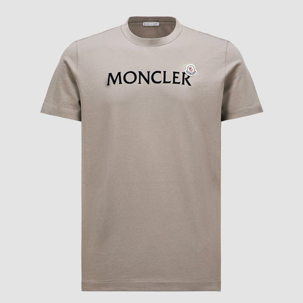 FLOCKED LOGO COTTON T-SHIRT