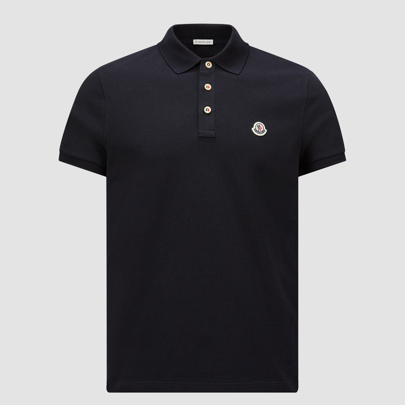 LOGO PATCH COTTON POLO SHIRT