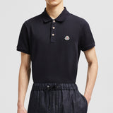 LOGO PATCH COTTON POLO SHIRT