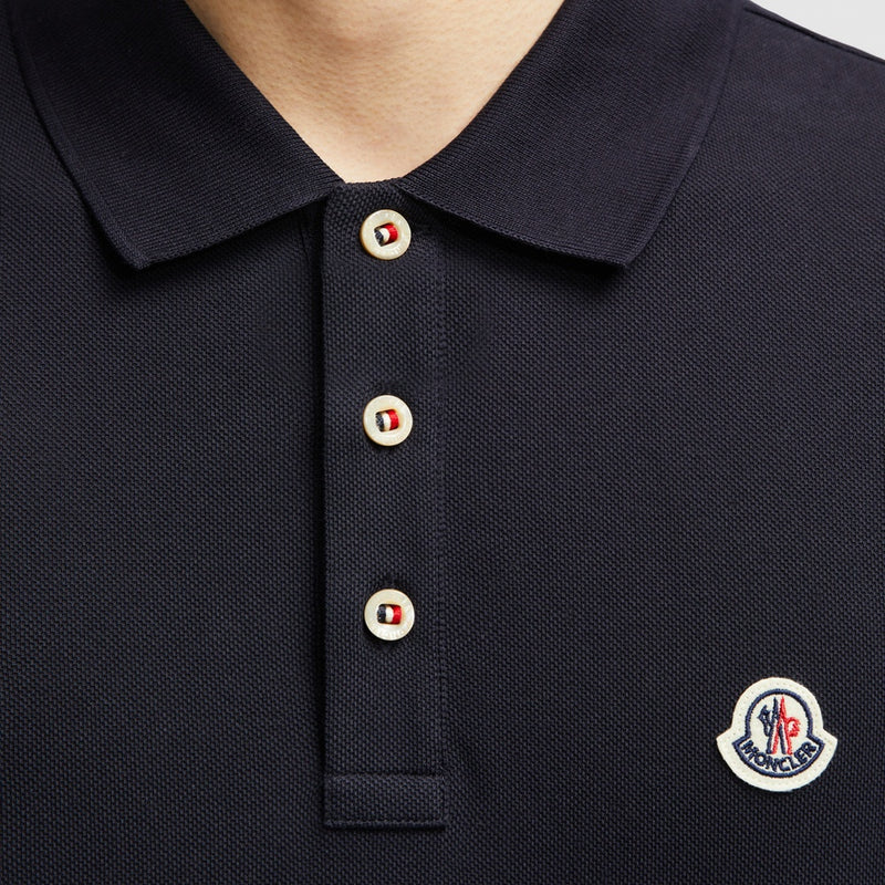 LOGO PATCH COTTON POLO SHIRT