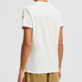 TRICOLOR-TRIMMED COTTON T-SHIRT