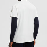 FLOCKED MOUNTAIN LOGO COTTON T-SHIRT