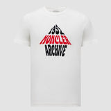 FLOCKED MOUNTAIN LOGO COTTON T-SHIRT