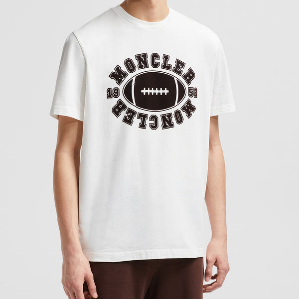 RUGBY MOTIF COTTON T-SHIRT