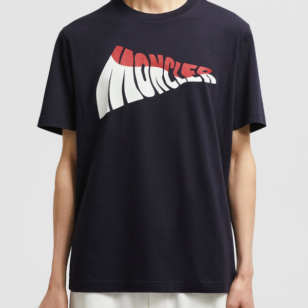 WAVE LOGO COTTON T-SHIRT