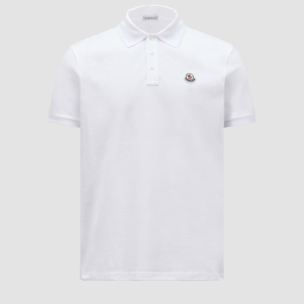 LOGO PATCH COTTON PIQUET POLO SHIRT