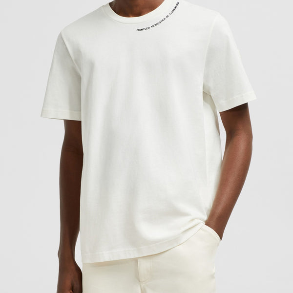 EMBOSSED LOGO COTTON T-SHIRT