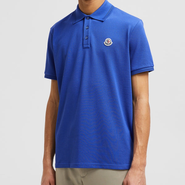 LOGO PATCH COTTON PIQUET POLO SHIRT