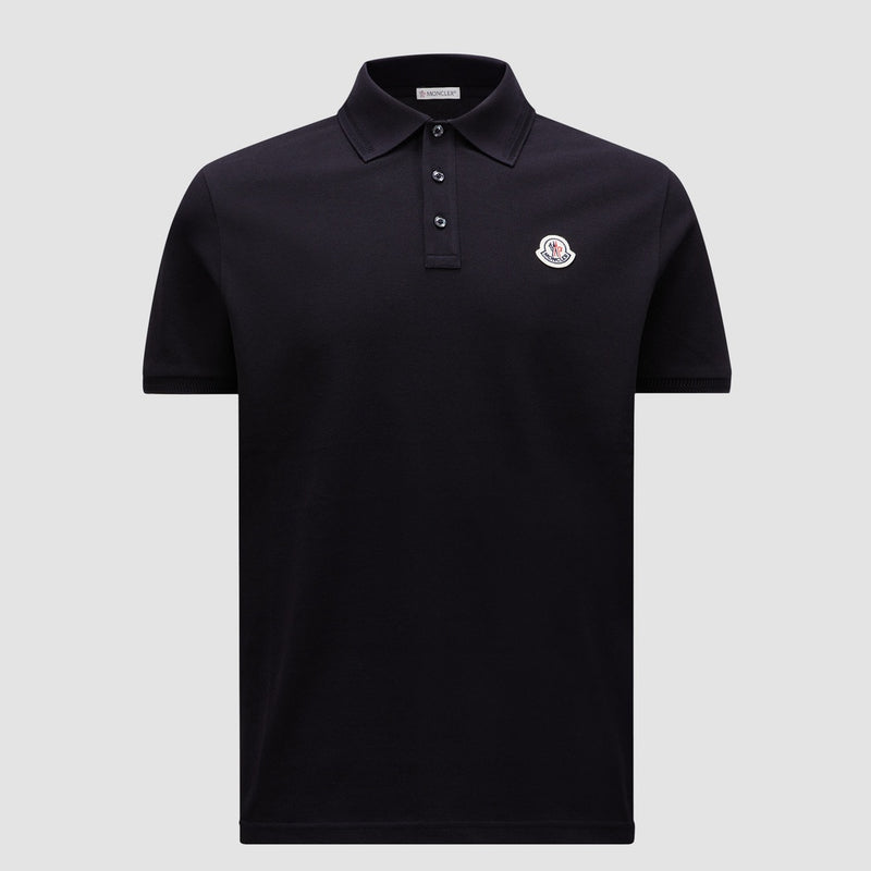 LOGO PATCH COTTON PIQUET POLO SHIRT