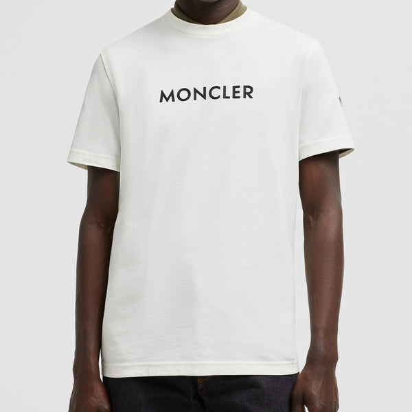 RUBBERIZED LOGO COTTON T-SHIRT