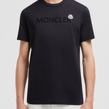 FLOCKED LOGO COTTON T-SHIRT