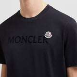 FLOCKED LOGO COTTON T-SHIRT