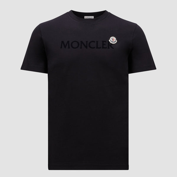 FLOCKED LOGO COTTON T-SHIRT