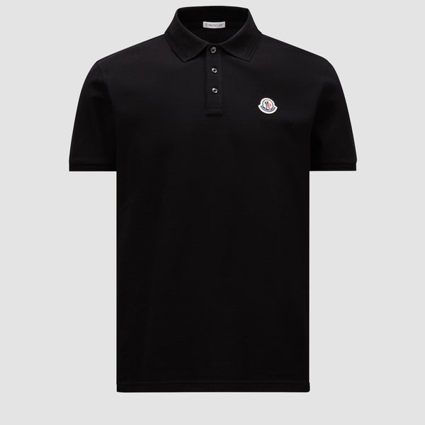LOGO PATCH COTTON PIQUET POLO SHIRT