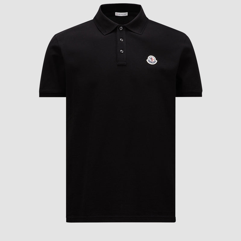LOGO PATCH COTTON PIQUET POLO SHIRT