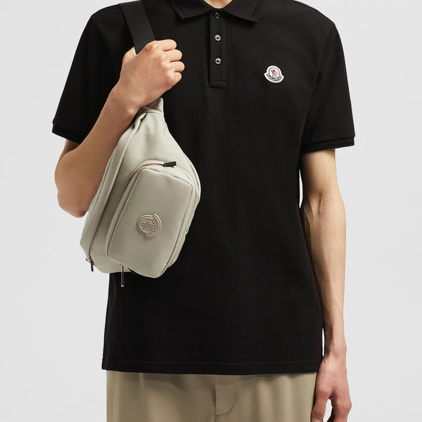 LOGO PATCH COTTON PIQUET POLO SHIRT